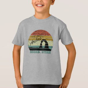 Vintage-Sonnenuntergang - Moab Utah - Arches Natio T-Shirt