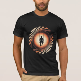 Vintage-Sonnenuntergang-T-Shirt T-Shirt