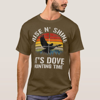 Vintage Sonnenuntergang Taubenjagd Saison T-Shirt