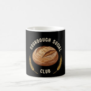 Vintage Sourdough Social Club Artisan Brot backe Verwandlungstasse