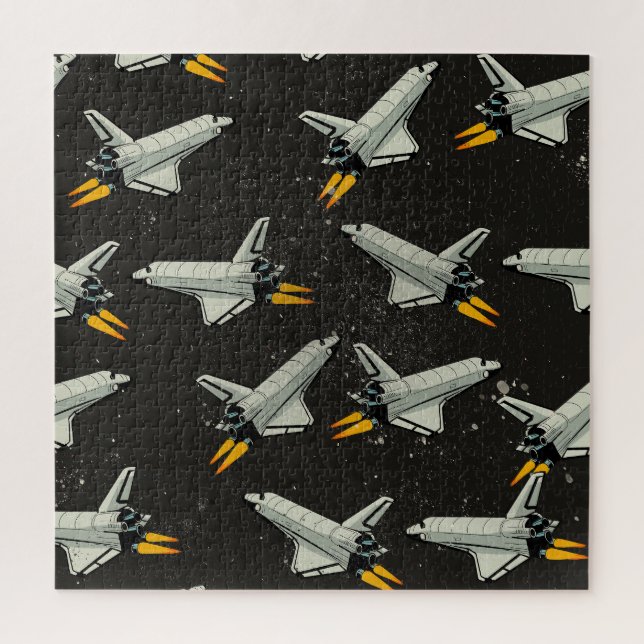 vintage Space-Shuttle-Muster (Vertikal)