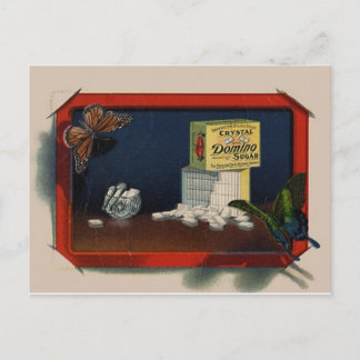 Vintage-Speisekarte Postkarte