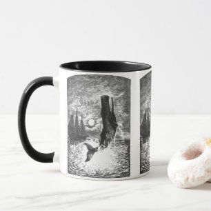 Vintage Spermienwale, Meerestiere Tasse