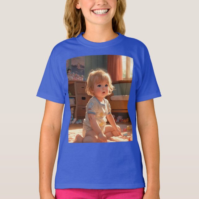 "Vintage Spielzeit: Ein Kindertraum" T-Shirt (Vorderseite)