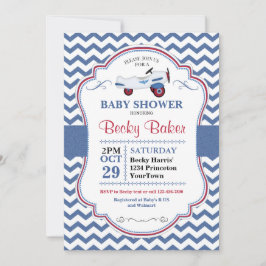 Vintage Spielzeug-Babydusche Einladung
