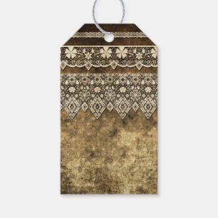 Vintage Spitze Geschenkanhänger