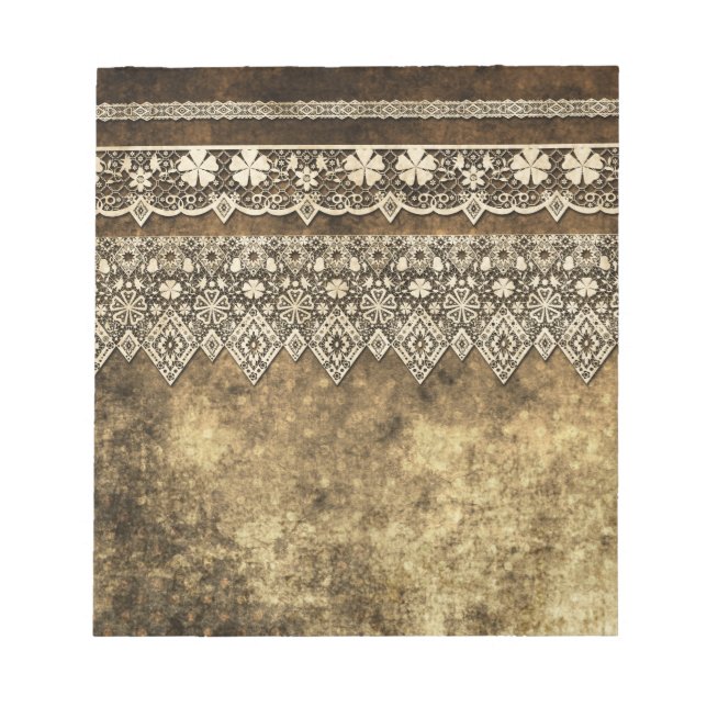 Vintage Spitze Notizblock (Vorderseite)