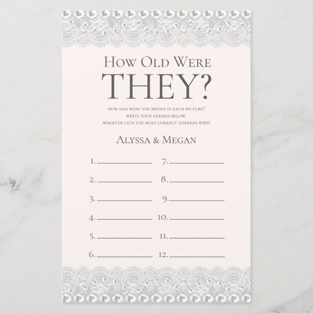 Vintage Spitze wie alt sie waren LGBTQ (Vorderseite)