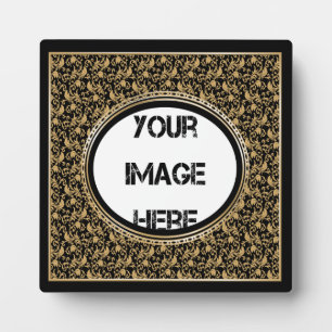 Vintage-Spitzen-Kunstplakette Fotoplatte