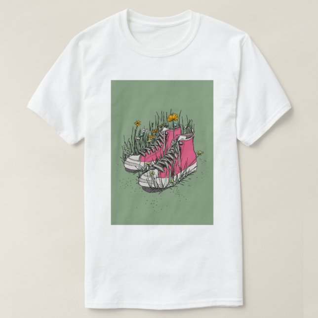 Vintage Spitzenkläger T-Shirt (Design vorne)