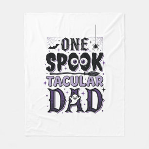 Vintage Spooktacular Dad Halloween-Shirt-Design_1 Fleecedecke