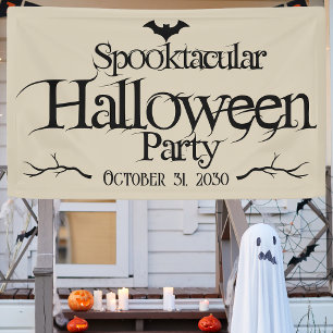 Vintage Spooktacular verrückte Halloween-Party für Banner