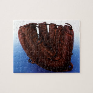 Vintage-Sport, antiker Baseballhandschuh aus Leder