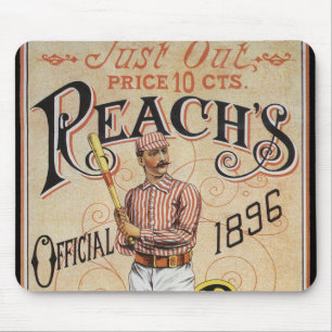 Vintage-Sport Baseball, Reach's Guide Cover Art Mousepad