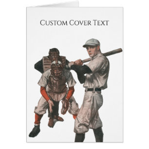 Vintage-Sport-Baseballspieler