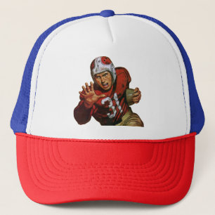 Vintage-Sport-Footballspieler Running Back Nr. 31 Truckerkappe
