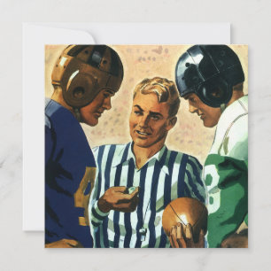 Vintage-Sport, Münzwurf des Fußballschiedsrichters