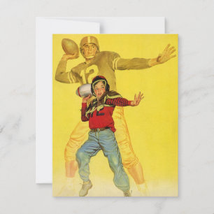 Vintage Sportarten, Junge als zukünftige Fußball Q