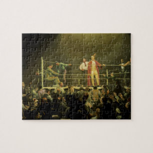 Vintage-Sportboxen, Boxer vor dem Kampf