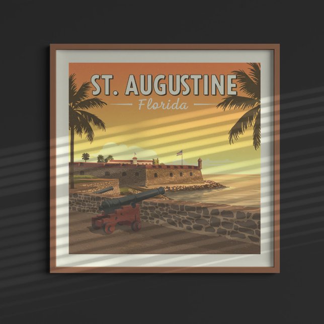 Vintage St. Augustine Florida Poster (Von Creator hochgeladen)