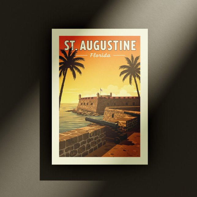 Vintage St. Augustine Florida Postkarte (Von Creator hochgeladen)