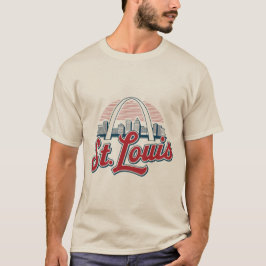 Vintage St. Louis Gateway Arch, Iconic Pride T-Shirt
