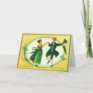 Vintage St Patrick's Day Card Karte