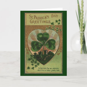Vintage St. Patrick's Day Card Karte