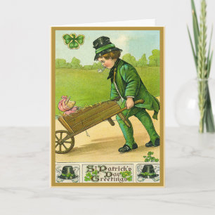Vintage St Patrick's Day Card Karte