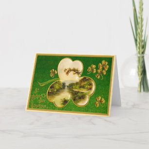 Vintage St Patrick's Day Card Karte