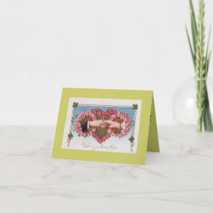 Vintage St Patrick's Day Card Karte