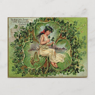 Vintage St. Patrick's Day Postkarte