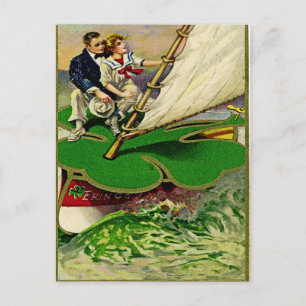 Vintage St. Patrick's Day Postkarte