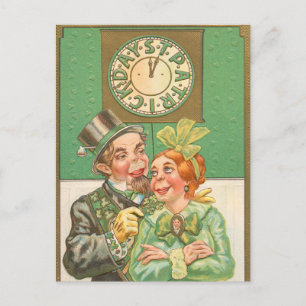 Vintage St. Patrick's Day Postkarte