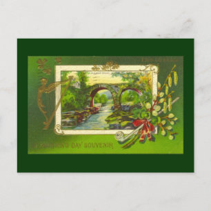 Vintage St. Patrick's Day Postkarte