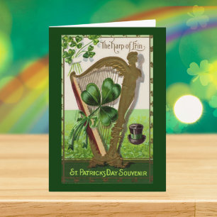 Vintage St. Patrick's Day Souvenir Karte