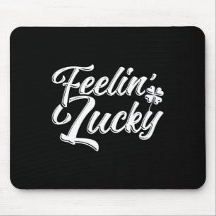 Vintage St. Patrick's Day Süßer Kleeblatt Fühlt si Mousepad
