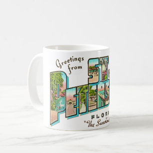 Vintage St. Petersburg FL Tasse