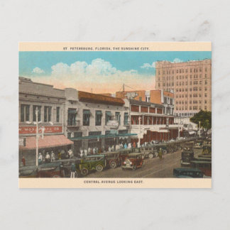 Vintage St. Petersburg Florida Postkarte