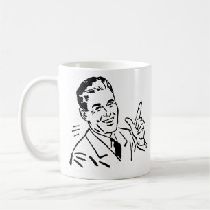 Vintage Staatlicher Konjunkturcheck Kaffeetasse