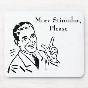 Vintage Staatlicher Konjunkturcheck Mousepad