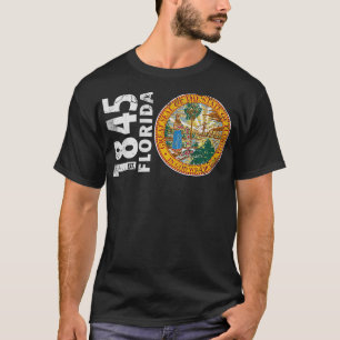 Vintage Staatsflagge 1845 Florida T-Shirt