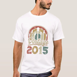 Vintage Stadt 2015 Männer Frauen Kind T-Shirt