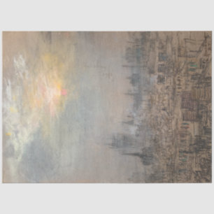 Vintage Stadt New York (von Glenn Cooper Henshaw) Seidenpapier