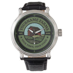 Vintage StallADD-NAME Länderfarm Cropp Bauer Armbanduhr