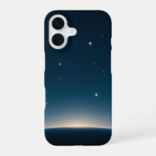 Vintage Starfield Horizont iPhone 16 Hülle
