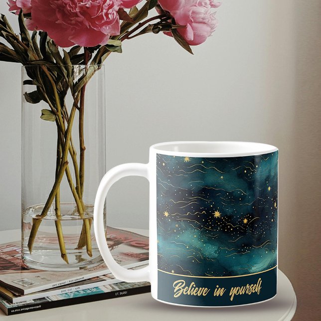 Vintage Starry Night Coffee Tasse (Von Creator hochgeladen)