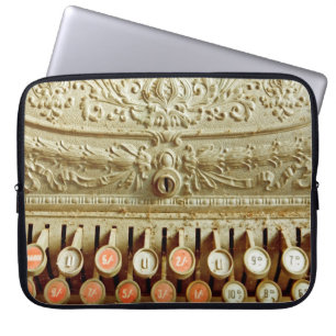 Vintage, staubgedeckte Kasse Laptopschutzhülle