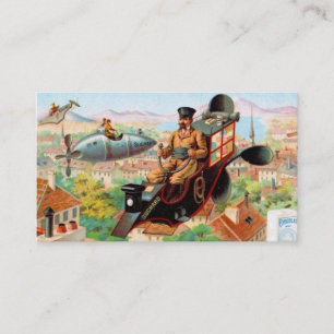 Vintage-Steam-Punk-Spaß-Geschäftskarte Visitenkarte