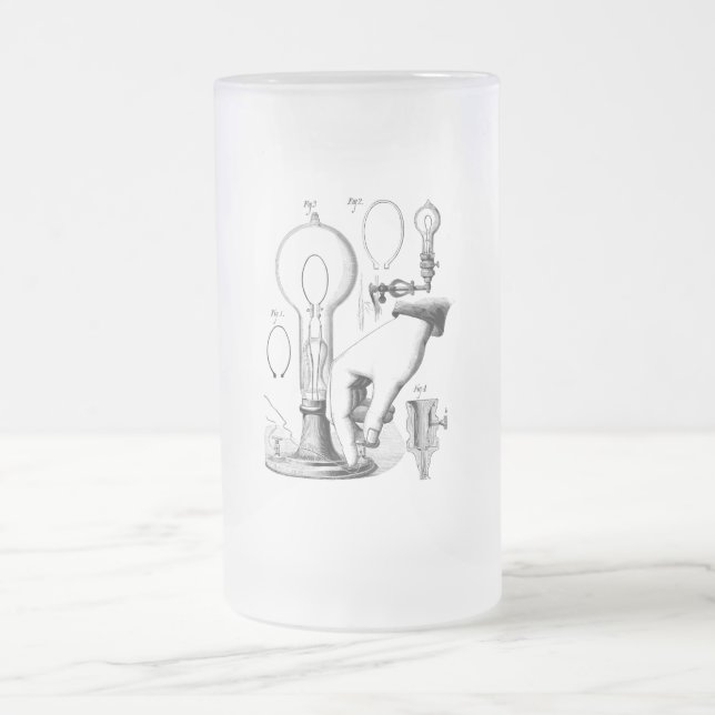 Vintage Steampunk Edison Glühlampe Mattglas Bierglas (Mittel)